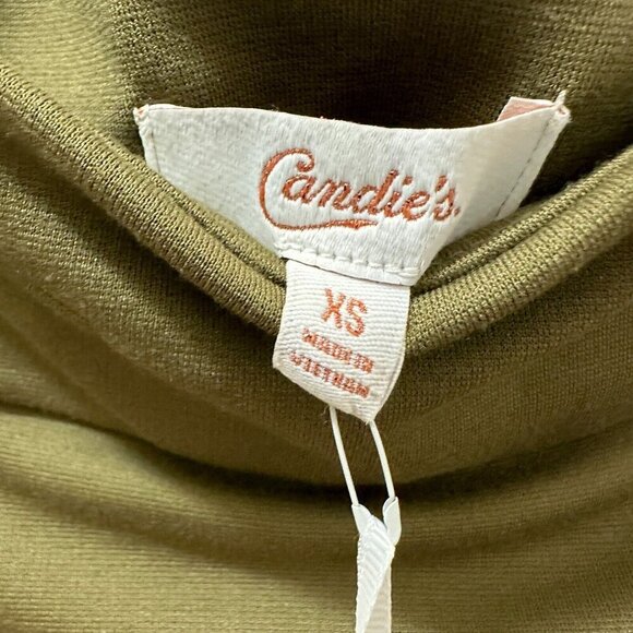 2/$30 Candies Mini Skirt Womens Size XS Green Y2K 90s Grunge Punk Stretch NWT - Picture 5 of 10